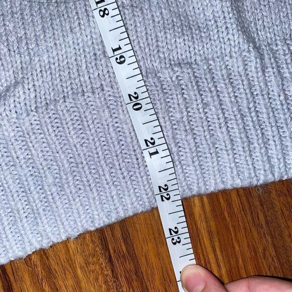 LC Lauren Conrad Blue Penguin Knit Sweater Women's Size Small - Picture 5 of 6